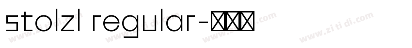 stolzl regular字体转换